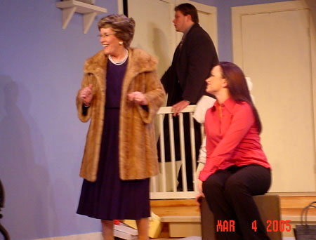 Photo of Pat (Minteer) Clopton in "Barefoot in the Park"